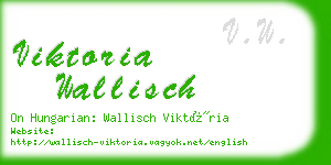 viktoria wallisch business card